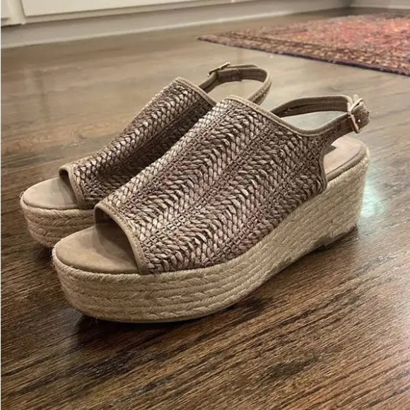 STEVEN by Steve Madden Shoes - Steven By Steve Madden Courage Espadrille wedge Sandal Woven Raffia Material